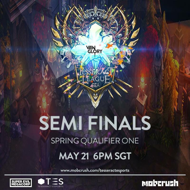 TESeSports's tweet photo. Semi Finals of Tesseract League Spring Q1 happens today. Tune into https://t.co/4tCvVkrx8f at 6 PM SGT @mobcrush https://t.co/5rp9YvSSQB