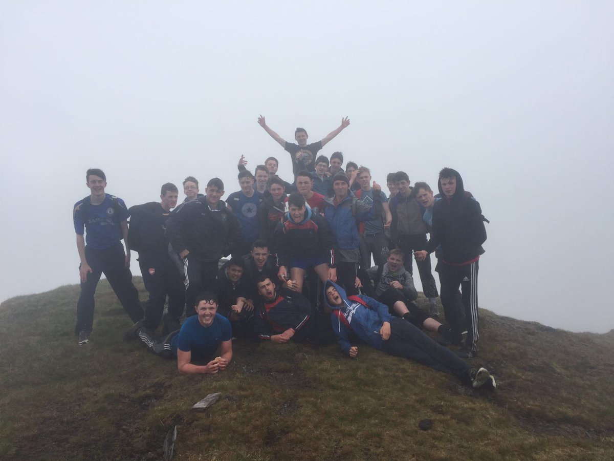 StFachtnas's tweet photo. 4th Years Climb to the top of Knockboy, Thurs May 19th https://t.co/unNeyThxVx