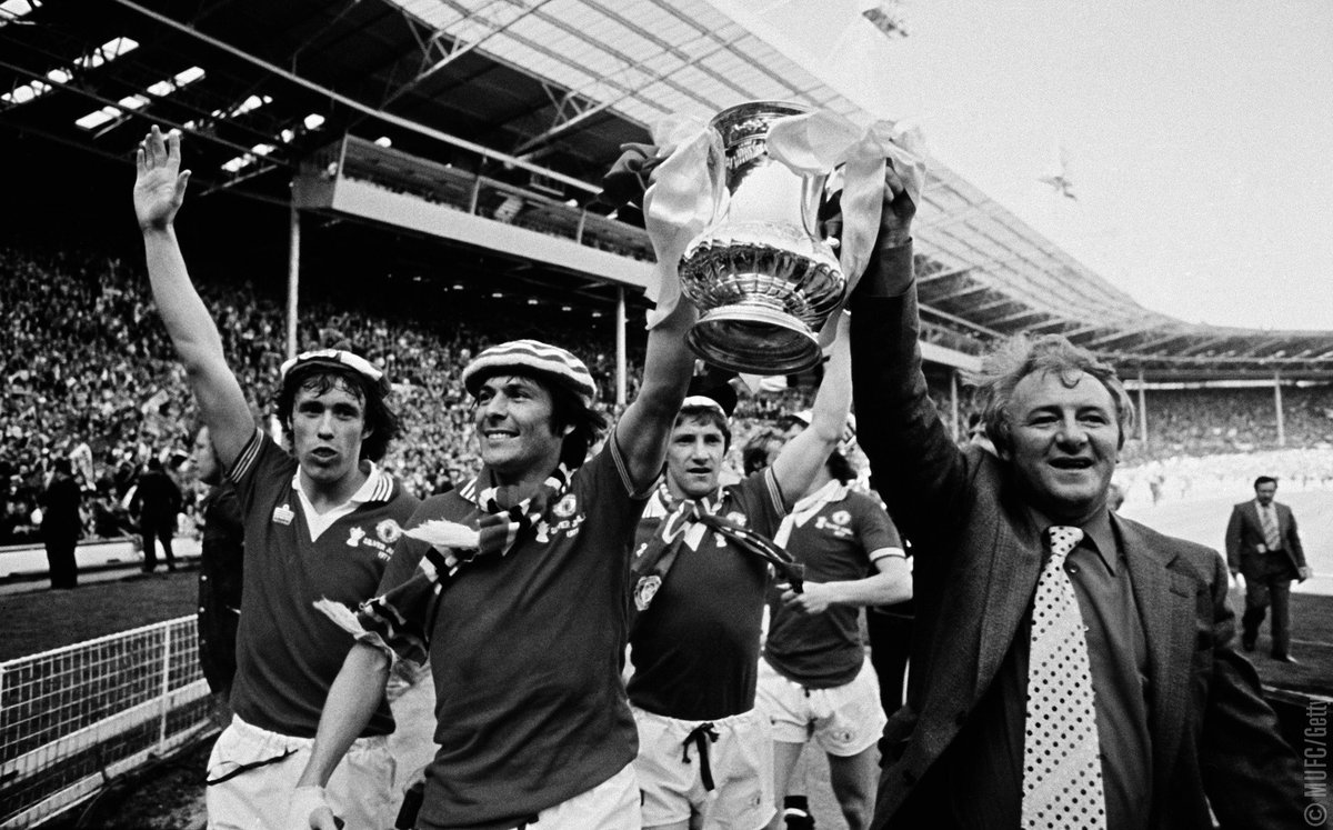 ManUtd's tweet image. We've already enjoyed Cup final success on this day, beating Liverpool 2-1 in 1977. #WeAreUnited