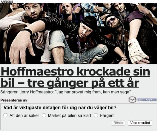 "Nu gör vi en SÅ obegriplig native att folk bara måste klicka"