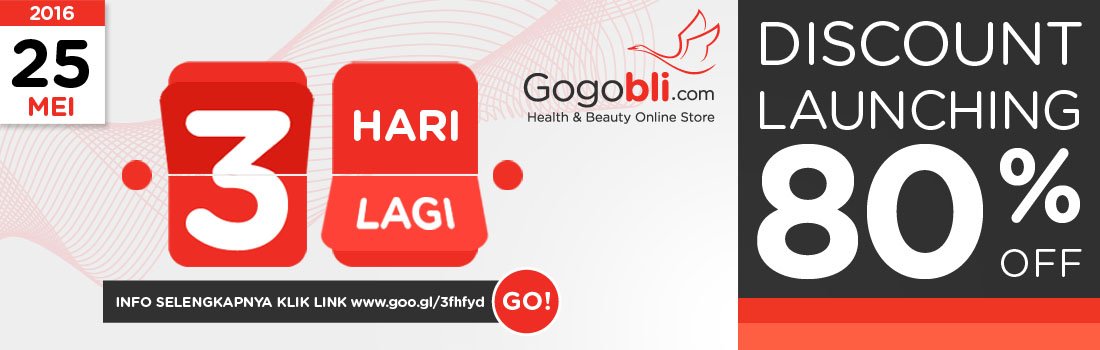Udah nggak sabar nunggu promo di gogobli? Tinggal 3 hari lagi kok. Info di https://t.co/M9JX5PRQW0
#sendnpay https://t.co/sAlKIPsakt