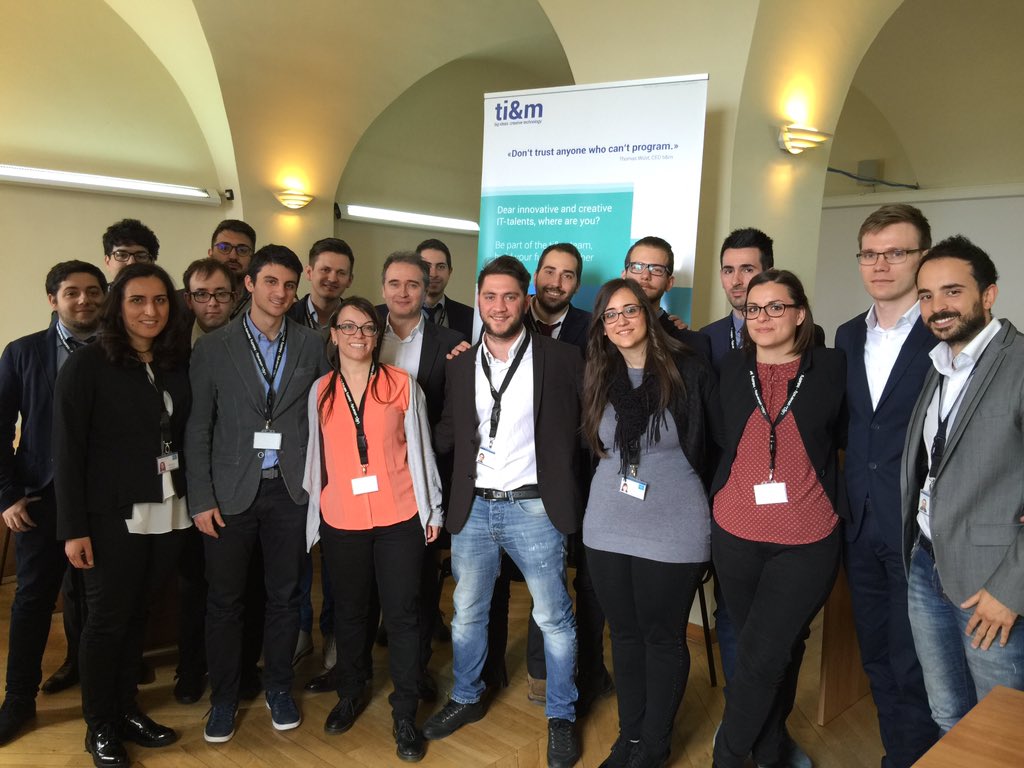 Nice day in Ariano <a href="/ProgrammaUIIP/">Programma UIIP</a> getting to know each other, talking about #innovation. Bright future <a href="/ti8m_ag/">ti&m AG</a>