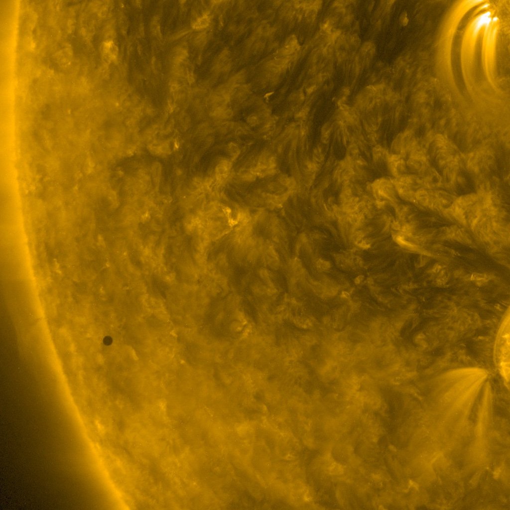 AstroPratica's tweet image. Il Transito di #Mercurio continua! #SolarDynamicsObservatory #mercurytransit