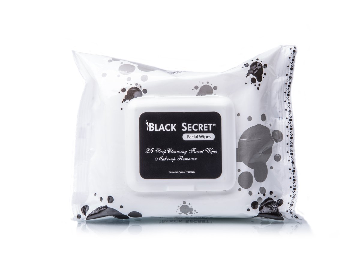 black makeup wipes