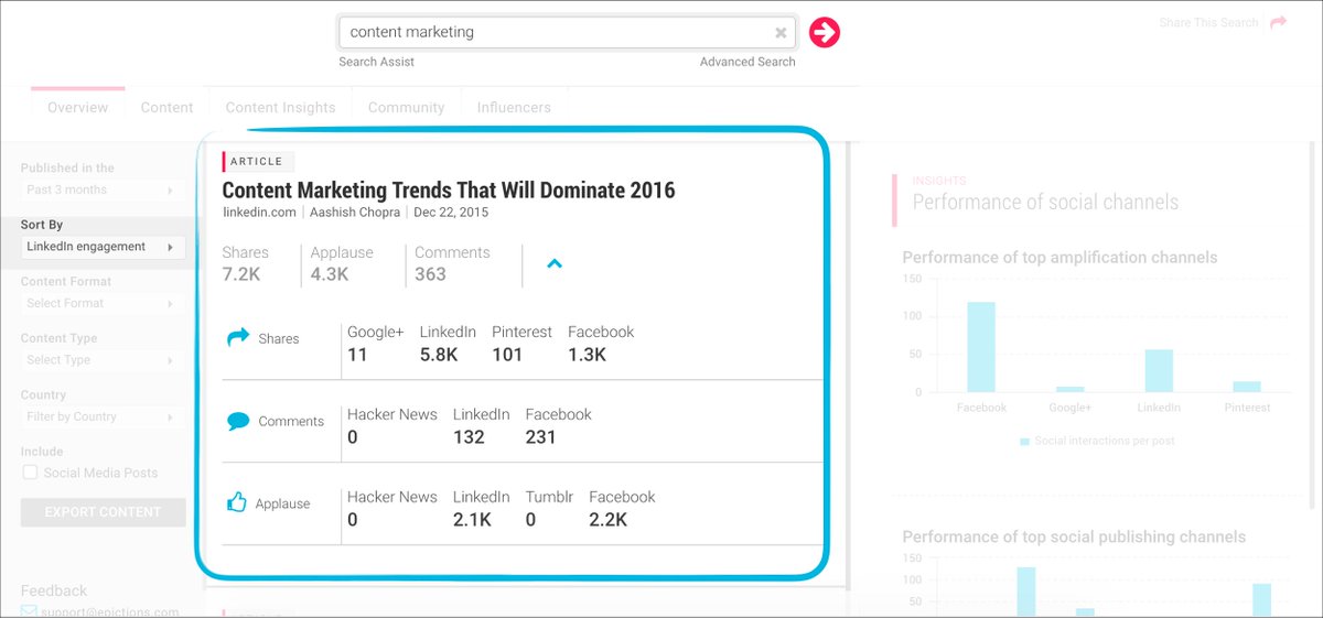 epictions's tweet image. Find top #content on different #social networks using EpicBeat: ow.ly/BuoA3002fo2 #ContentResearchTools