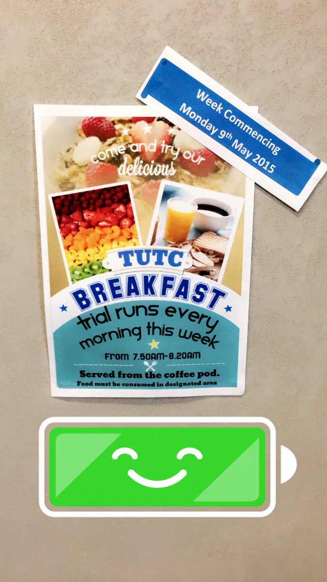TottenhamUTC's tweet image. Students will begin their mornings super charged this week with the launch of the TUTC Breakfast Club! #TUTCBeAmazed