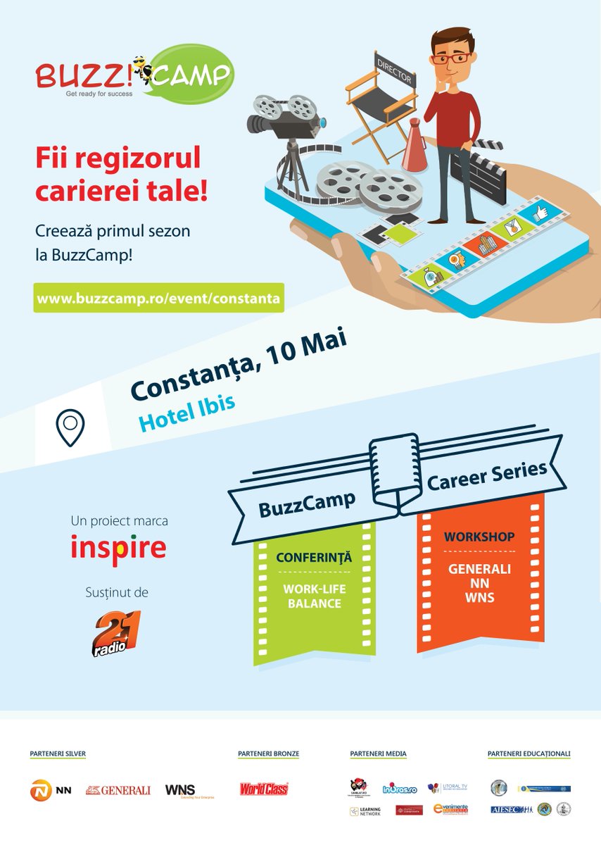 BuzzCamp Constanța ajunge pe 10 mai la Hotel Ibis! www./buzzcamp.ro/event/constanta/inscriere/