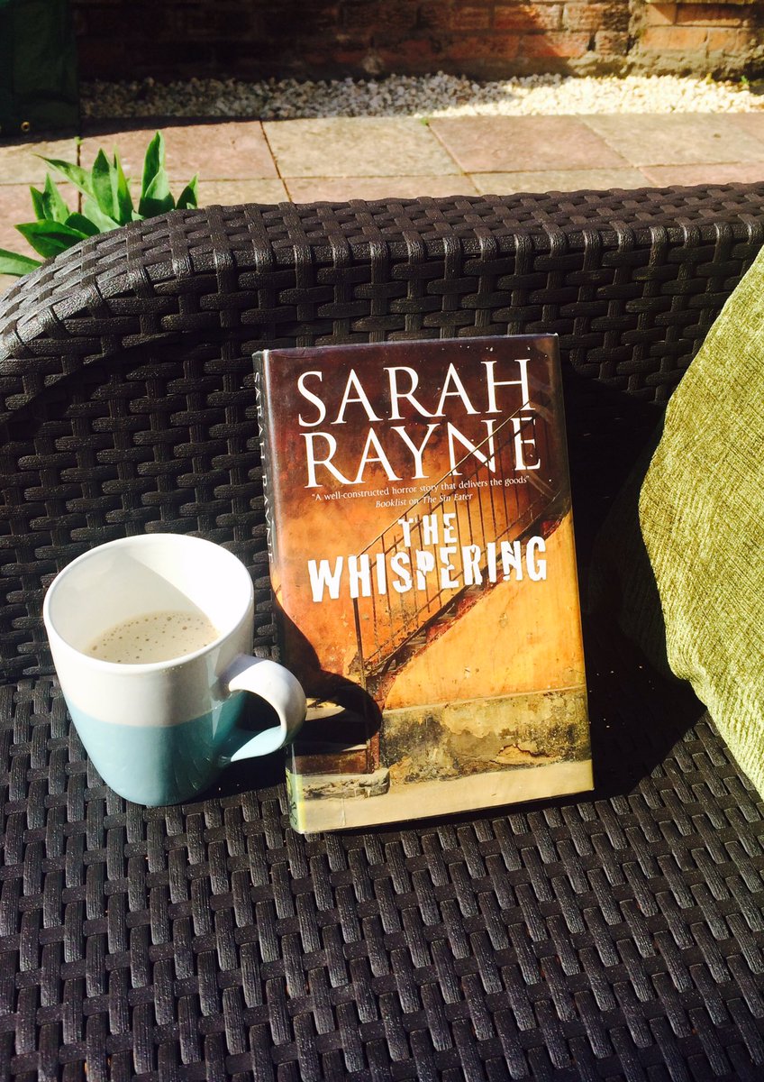 #PlusSide to being the first one up in the morning...#sun #warm #quiet #reading #SarahRayne #TheWhispering
