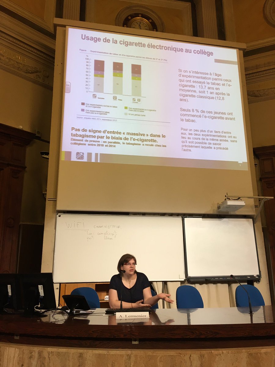OFDT : pas de signe d'une passerelle de l'e-cigarette vers le tabagisme #sovape
