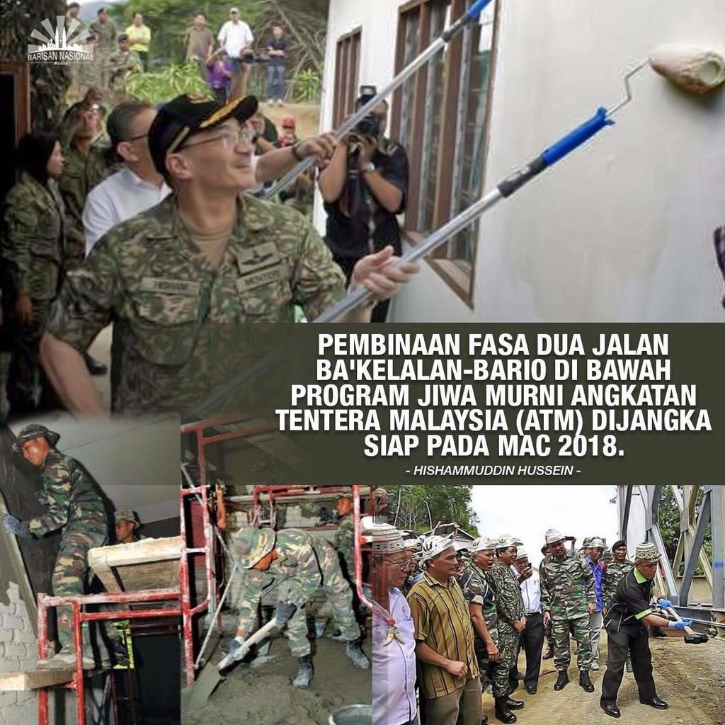 HishammuddinH2O's tweet photo. Tetap akan di laksanakan “@simondass1987: H2O  berkata projek fasa kedua Jln Ba'Kelalan-Bario..
@BN_4Malaysia https://t.co/VvDjG49VvW”