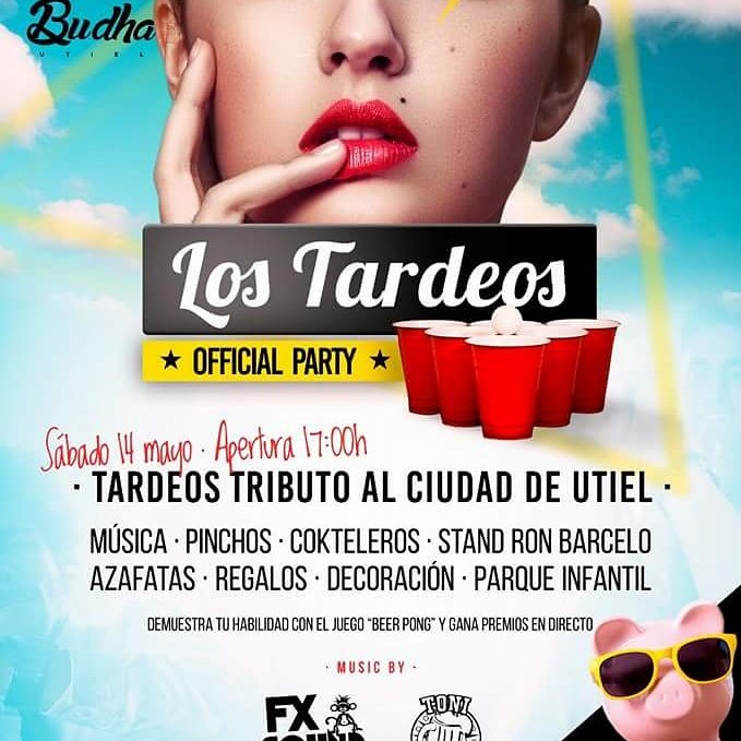 CARLOS JEI (@carlosjota69) on Twitter photo SABADO 14 DE MAYO
BUDHA UTIEL
(Tributo a los tardeos del Ciudad de Utiel)
<a href="/fxsoundmusic/">Fx Sound Brothers</a> <a href="/Damian_perezz/">DAMIAN □■ COCOA ■□</a> <a href="/BudhaUtiel/">Budha Utiel</a> SABADO 14 DE MAYO
BUDHA UTIEL
(Tributo a los tardeos del Ciudad de Utiel)
<a href="/fxsoundmusic/">Fx Sound Brothers</a> <a href="/Damian_perezz/">DAMIAN □■ COCOA ■□</a> <a href="/BudhaUtiel/">Budha Utiel</a>