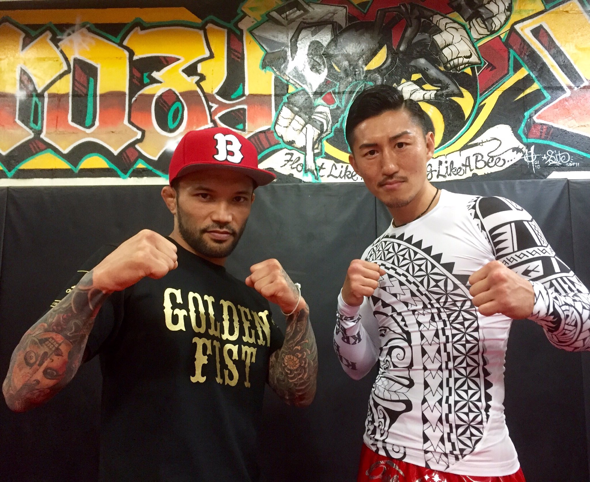 KRAZY BEE トライバルデザイン 長袖カットソー Lクレイジービー格闘技 KRAZY BEE クレイジービー 長袖Tシャツ ロンT山本KID徳郁 黒