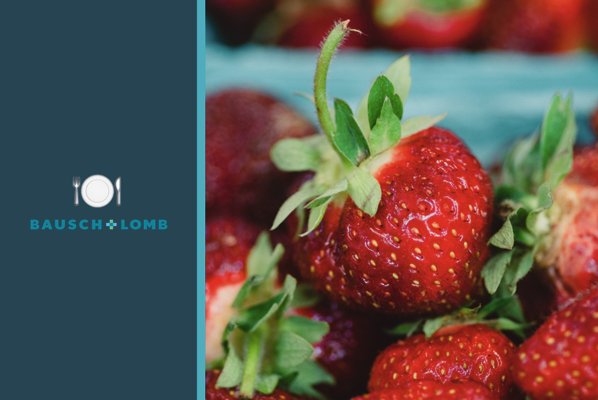 Strawberries are rich in folate, fiber, and also packed with Vitamin C. These may also benefit your eye health.