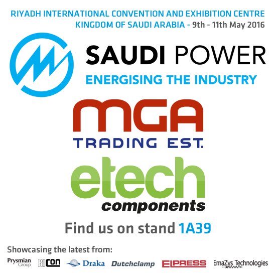 ETechComponents's tweet photo. Are you in Riyadh this week for the Saudi Power Exhibition? Come and visit us on stand 1A39! https://t.co/otiPgWXWTt