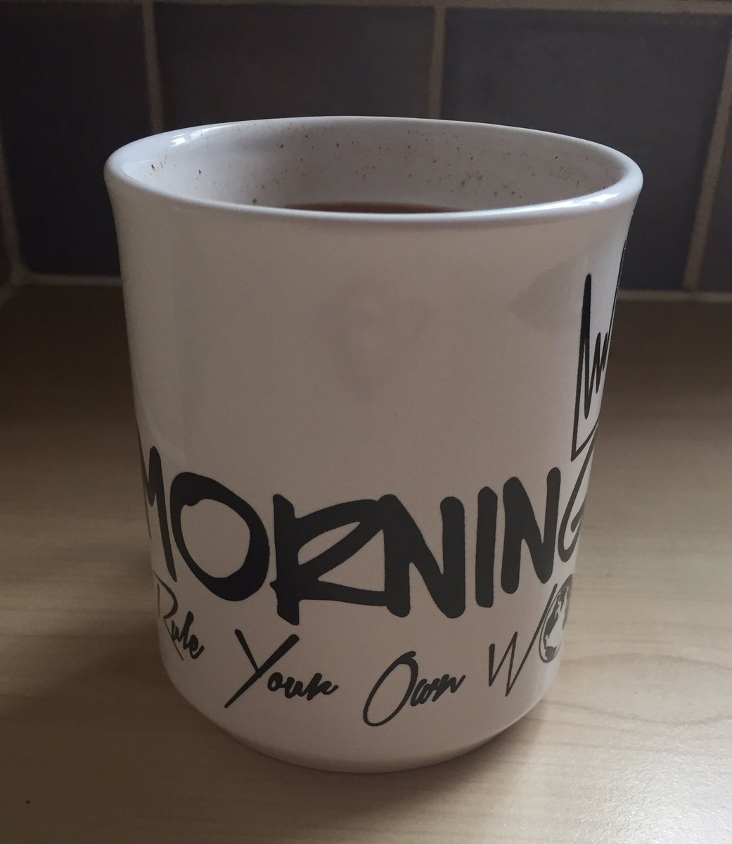 Sophosaurx's tweet photo. @kingingit100 my mug arrived today, love it! Thank you :) #kingingit #ruleyourownworld https://t.co/pVn4atYI4y