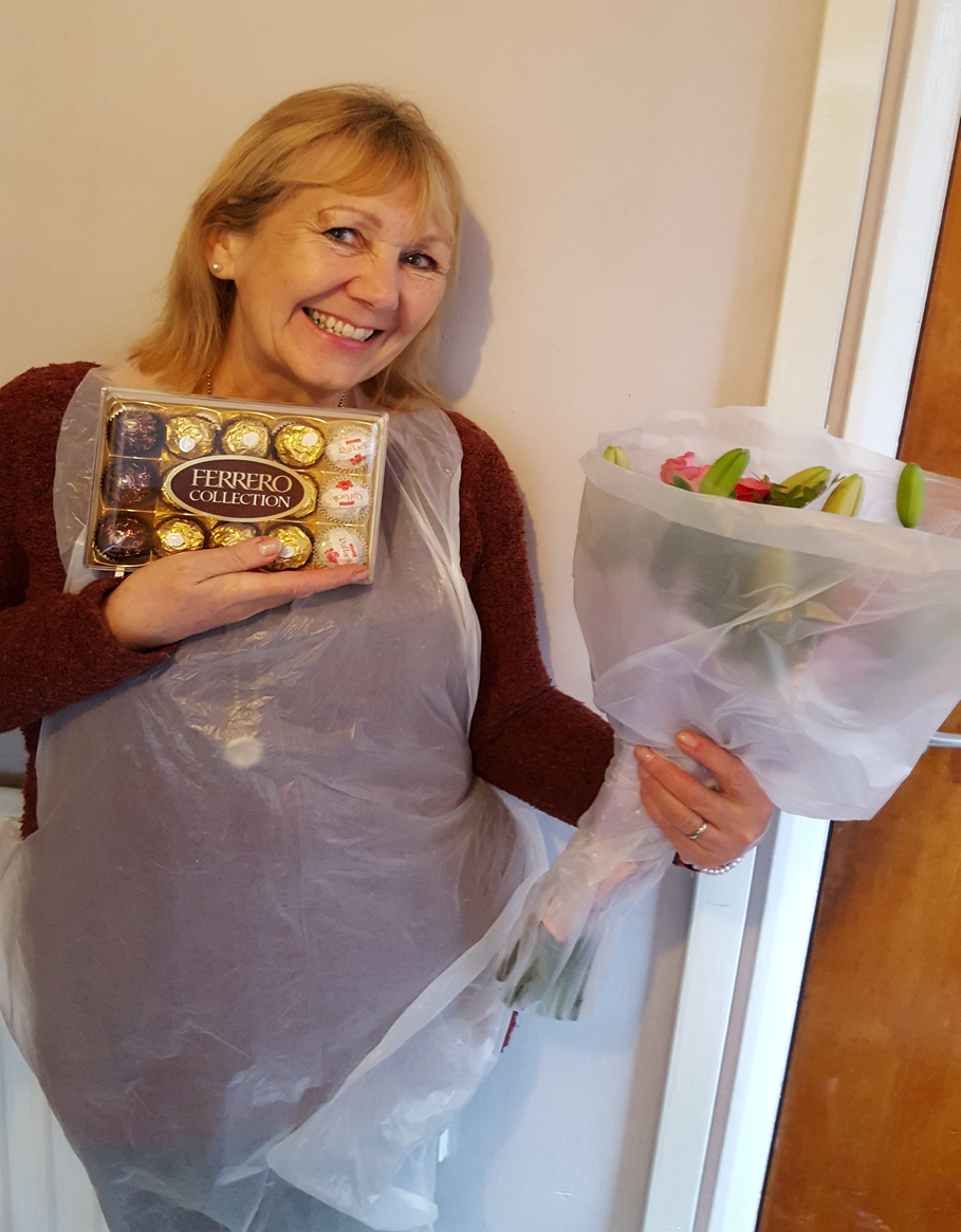 Our Superhero of the Week is Lorraine Hilton. Lorraine is a lovely Caregiver, brightening the lives of her clients.