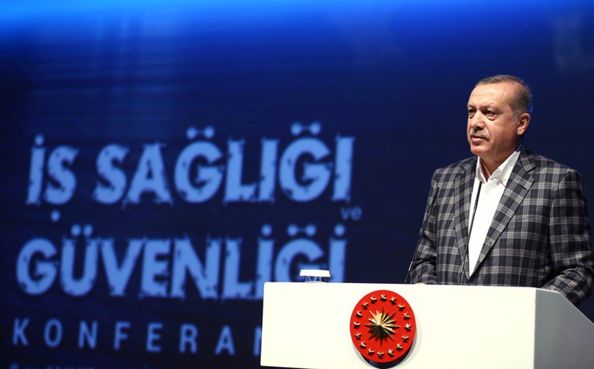 trpresidency's tweet photo. President Erdoğan Addresses ‘Conference on Occupational Safety and Health’  https://t.co/HEebJQkOoV https://t.co/FT3zOEtTpb