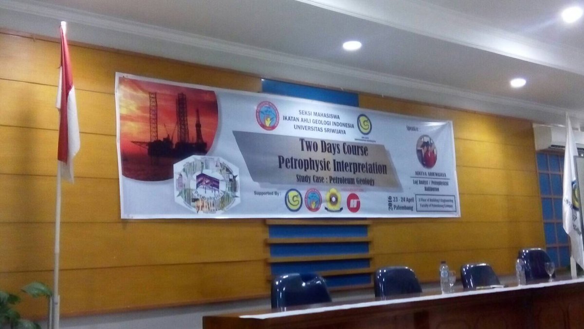Two Days Course, Petrophysic Interpretation, study case : Petroleum Geology was finished well👏