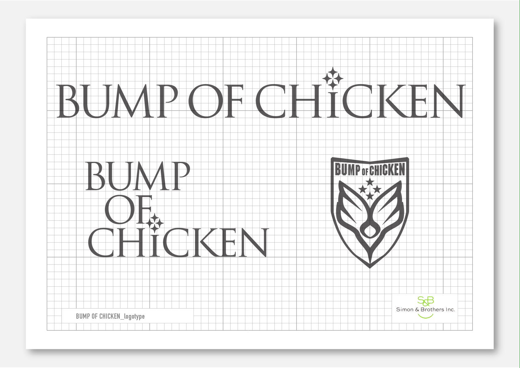 ふーみんふみふみ Yayl Bump Of Chicken のロゴタイプを分析中 フォントはtrajanをベースに美しく微調整が施されている そしてセリフの形状と四ツ星の形状が共鳴している 美しい Bfly Ie Bfly Bump工作部 T Co Uyduxjlhz8 Twitter