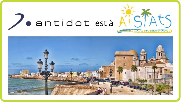 AntidotNet's tweet photo. Antidot est cette semaine à la conf. internationale #AIstats2016 à #Cadiz https://t.co/fvUmpahwql #MachineLearning https://t.co/TIpqnPrXJa