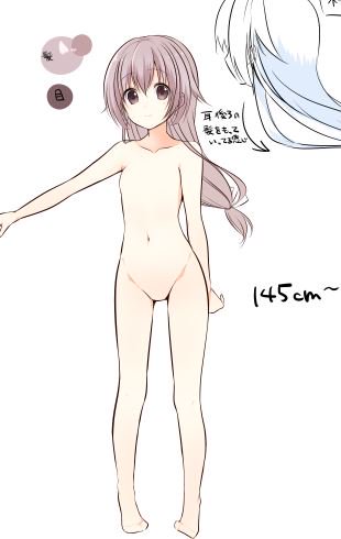 「せっかく描いたからこっちで供養。でも裸立ち絵あれば着せ替え人形にしてひとりで遊べ」|こしののイラスト