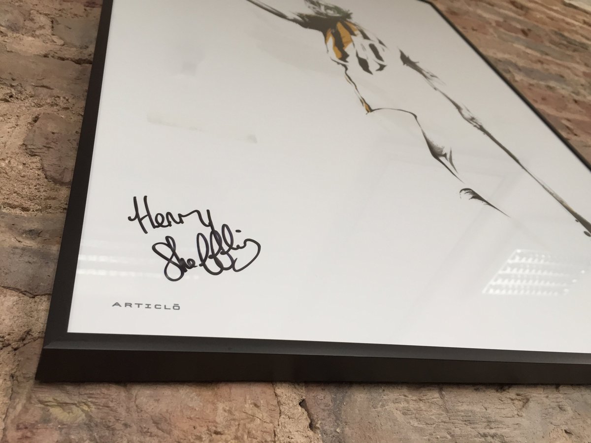 ArticloShop's tweet photo. This Shefflin signed Articló print fetched €500 at auction for the Children's Sacred Heart Centre in #Waterford https://t.co/4vrcVsoXUD