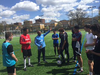 FCAsportsltd's tweet image. Supporting young coaches in their development at CPFA ✅👍🏽 #Alicense