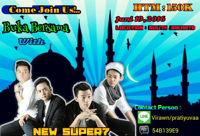 SuperSeven_NS7's tweet photo. Seveners yuuk ikut bukber @New_Super7 ykin gk bkl Nyesel :) @Jose_Super7 @andreasutomo_ @Bagas_Super7 @dimasgabra_ https://t.co/eeXqaCkIU5