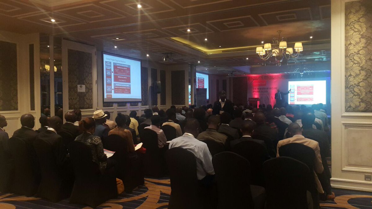 RedingtonValue's tweet photo. The New Era of Secure Private Cloud with #Oracle and #Redingtonvalue at Villa Rosa Kempinski Hotel in Nairobi, Kenya https://t.co/XzSaonK2UQ