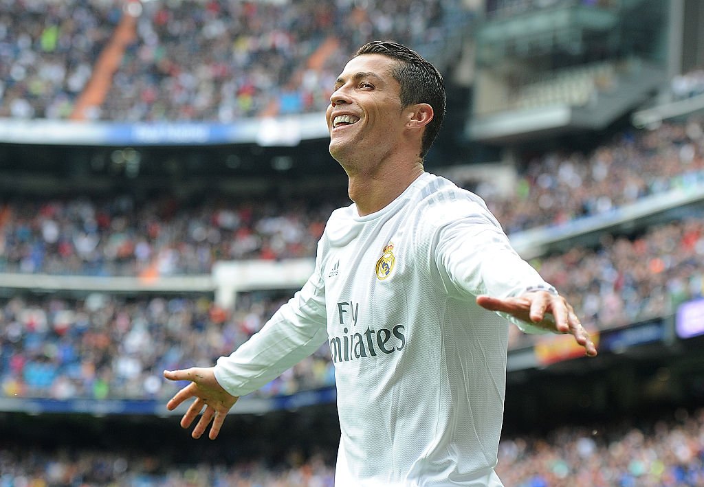 ChampionsLeague's tweet photo. Real Madrid's all-time leading scorer Cristiano Ronaldo has now registered 200 goals at the Bernabéu. #UCLfinal https://t.co/TgXRbmqXK3