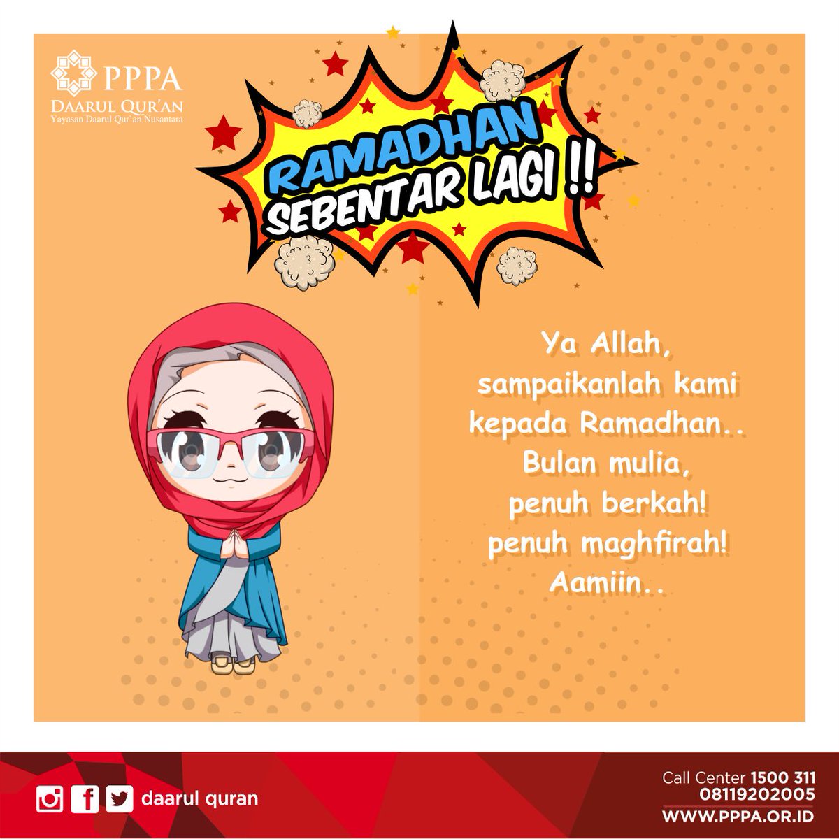 Daarul_Quran's tweet photo. Sebentar Lagi ya ,, Mari kita berlomba
Selamat menunaikan ibadah sholat Maghrib ; )
#Ramadhanresolutions
#gersena https://t.co/JVNsH3HcIc