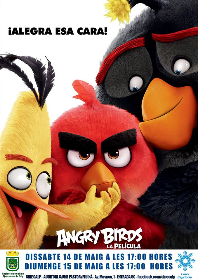 CaprichoVisual's tweet image. No lo olvides! Reapertura a lo grande del CINE en Calpe! Estreno de Angry Birds!@culturacalp @ahoracalp @TurismoCalp