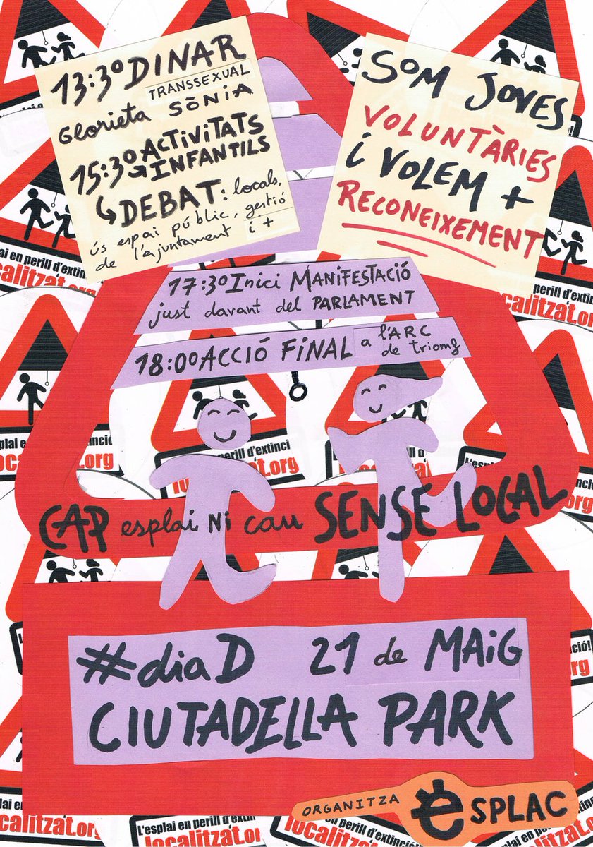 El 21/05 sumeu-vos al reclam d'<a href="/esplaiscatalans/">Esplais Catalans (Esplac)</a> per aconseguir locals dignes pels esplais! goo.gl/EVZeDh