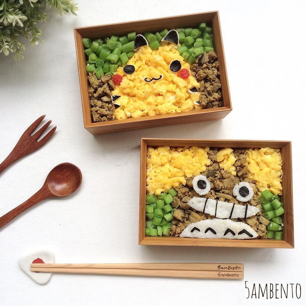 totorothings's tweet photo. 5ambento: It's #tricolor #soboro #bento for today.
#obento #lunchbox #charaben #kyaraben #decoben #myneighbortotor… https://t.co/vTrxfJ0K2U