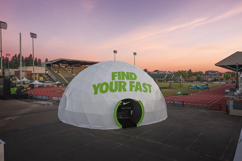 buckstudiopdx's tweet photo. A sample of our retouching work for Nike's Prefontaine Classic dome. Retouching by Liam Gillies. https://t.co/BuA62gMIof