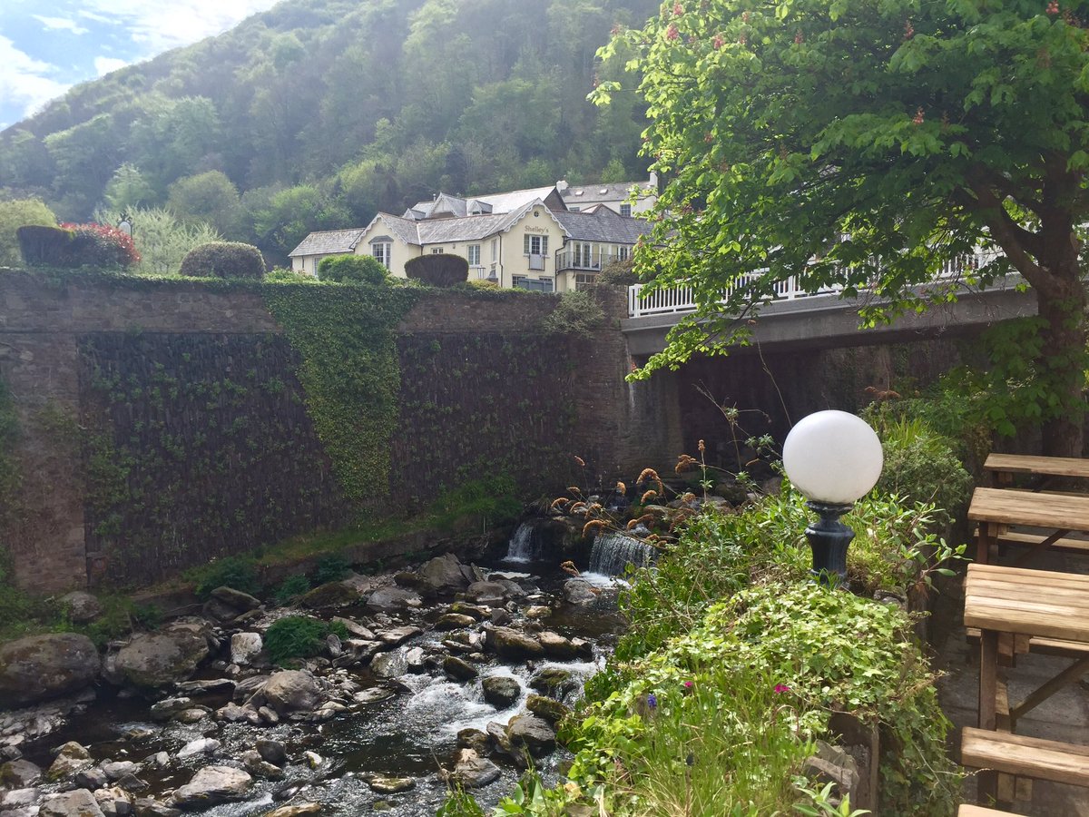 LynValleyGH's tweet photo. Spring has finally sprung in #Lynmouth - loving the lime green leaves and new buds! 🌿🌷 https://t.co/jXuZwR23ZX