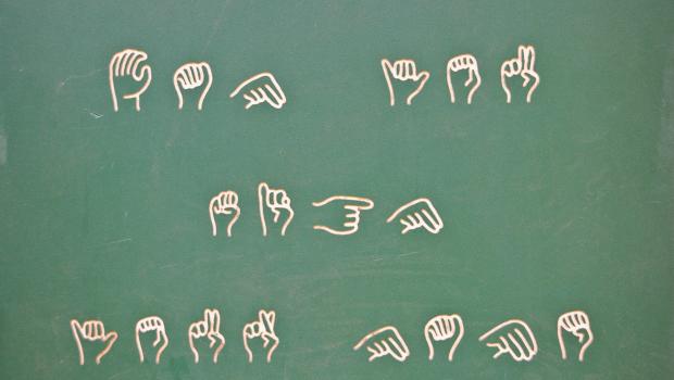 FastCompany's tweet photo. These students built a glove that translates sign language into English https://t.co/sLyzxegKi9 https://t.co/7BYCwNauPt
