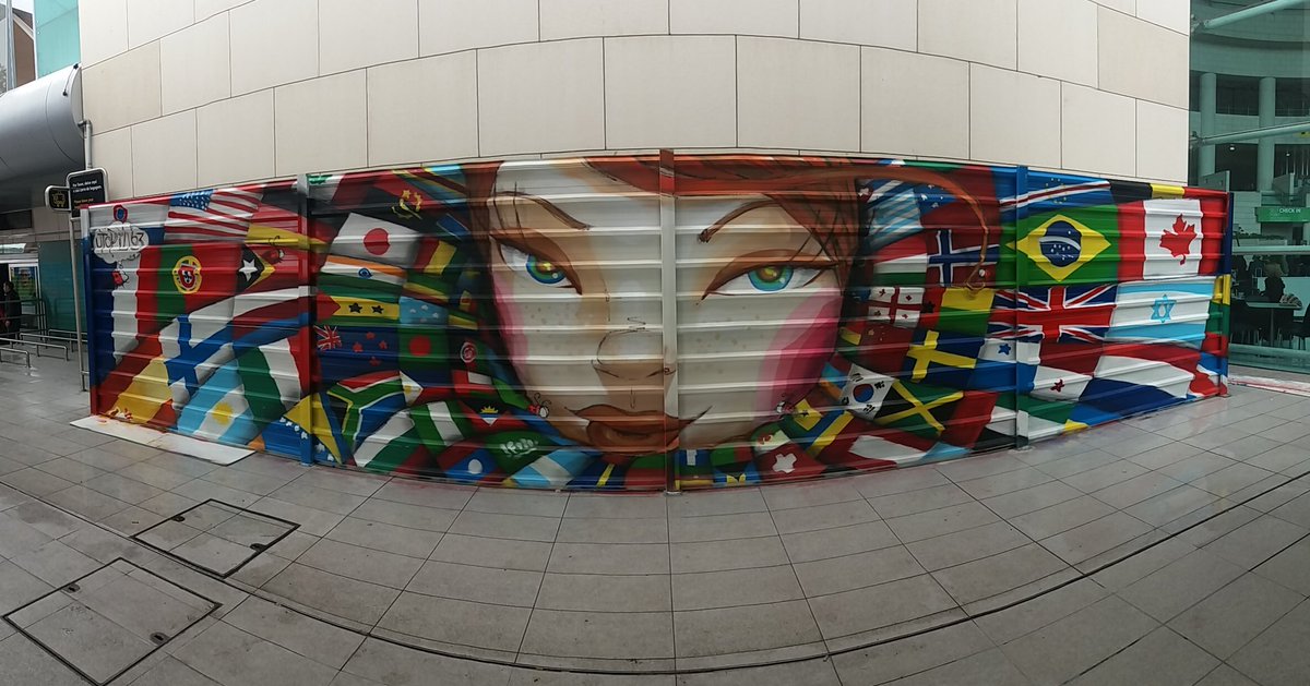 mastodososnomes's tweet photo. Meanwhile at Lisbon airport. #utopia63 2016. #graffiti https://t.co/QKQCJDUcfr