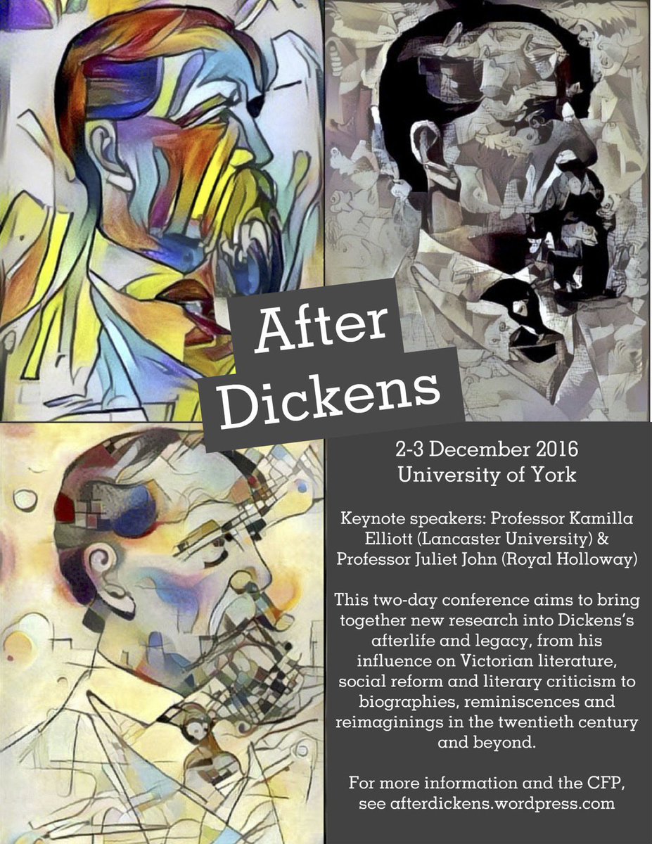 Please RT! Call for Papers: 'After Dickens' <a href="/UoYEnglish/">York Dept of English</a> 2-3 Dec. More info: afterdickens.wordpress.com #twitterstorians