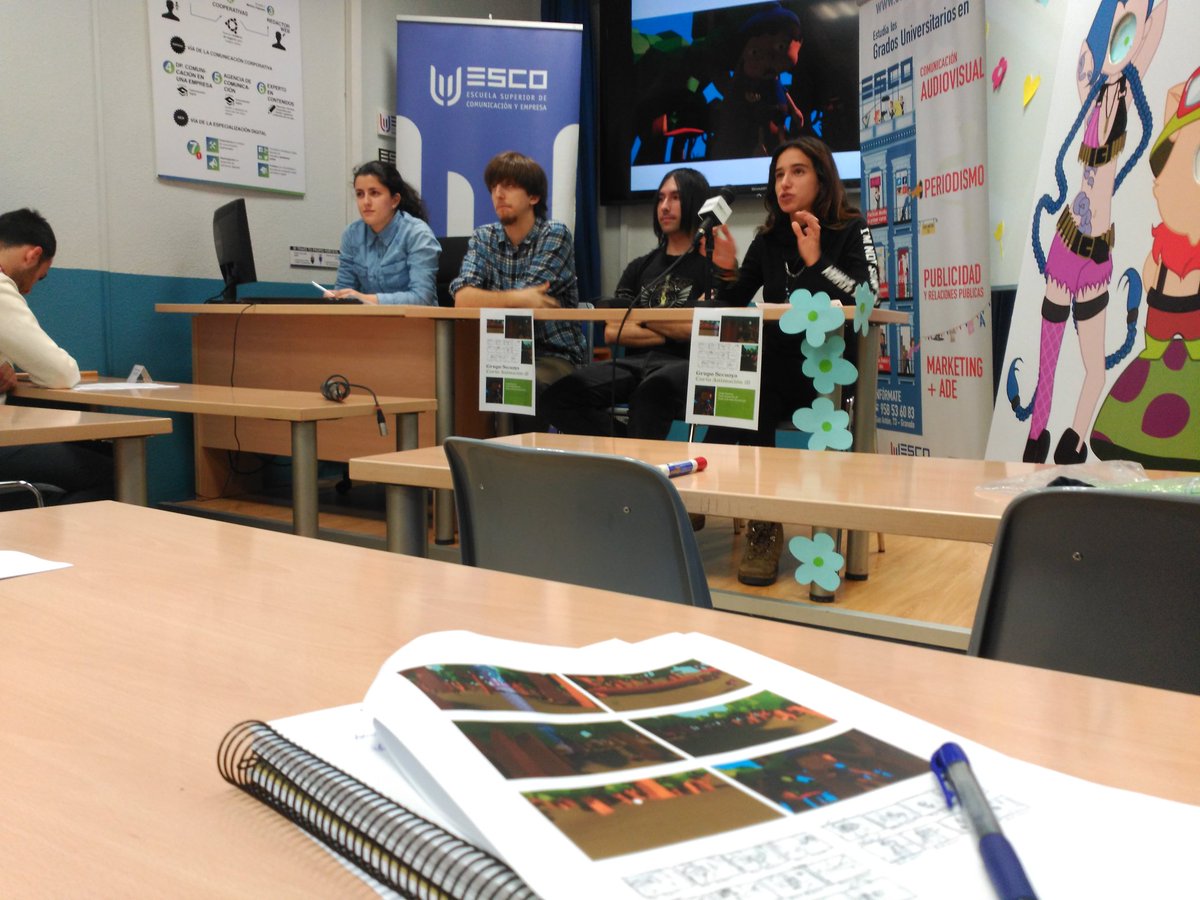 alternativa_com's tweet photo. Nuestros becarios de @escocampus en la Agencia, en plena #RuedaCorporativa dentro de sus prácticas. Olé! https://t.co/Lq2lzL6ybv