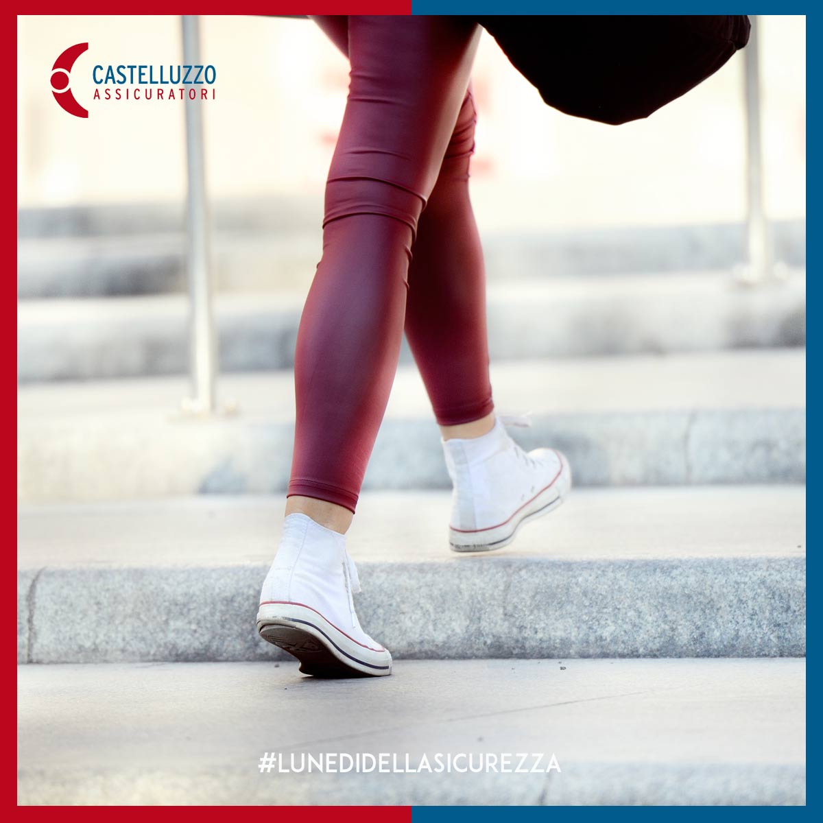 CastelluzzoAss's tweet photo. Fare le scale fa bene alla #salute. In salita, appoggiate sul gradino l'avampiede. #lunedidellasicurezza #unipolsai https://t.co/z9hGkPY8xe