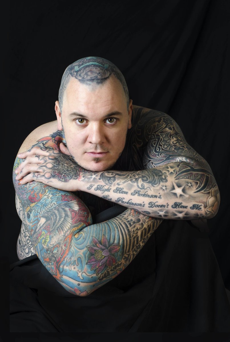parkinsons_life's tweet image. .@tattooedslicker was diagnosed w/ #Parkinsons at 23. He fights back with inspiring #tattoos ow.ly/4nmSNI