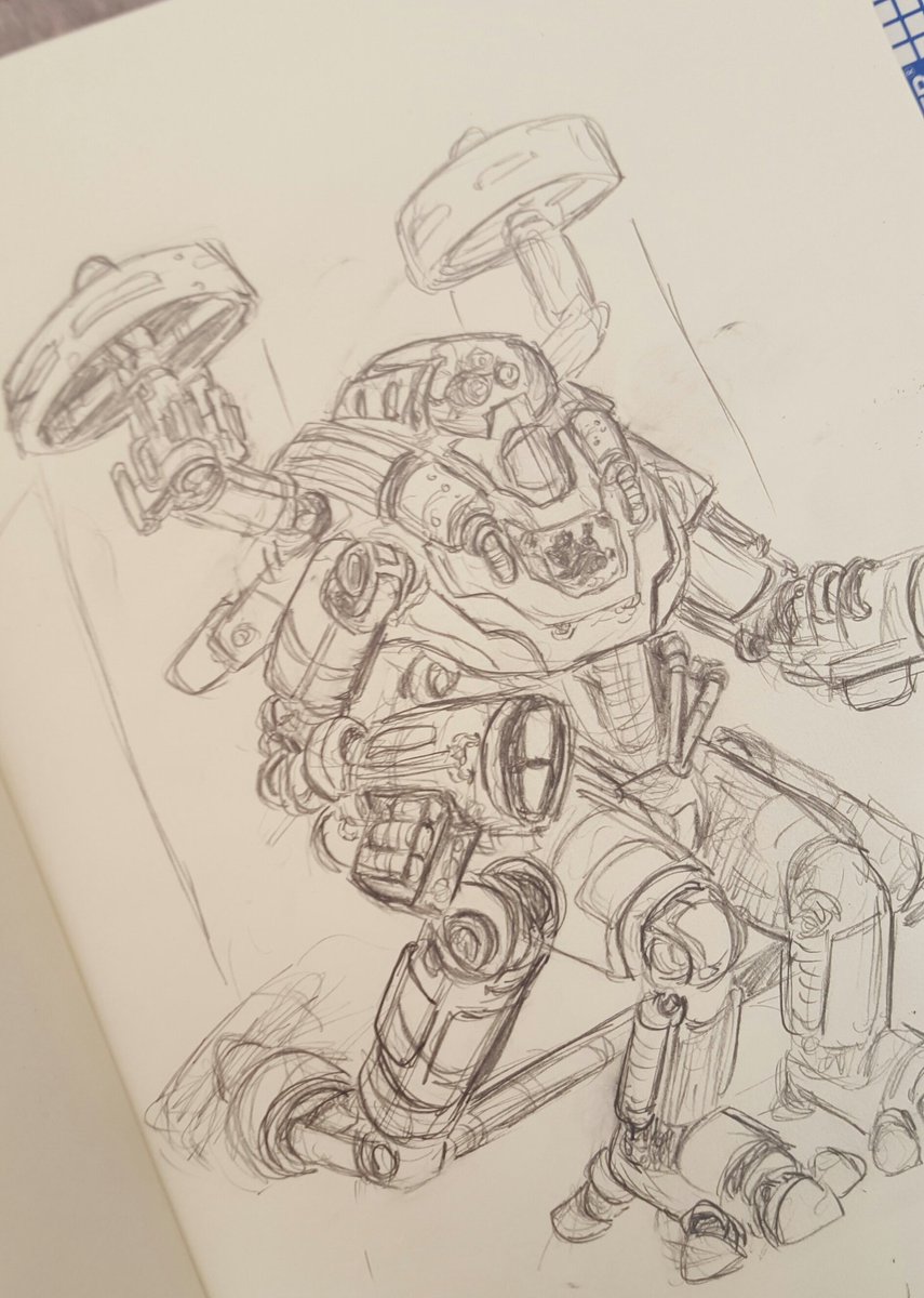 AngelDfallenOne's tweet photo. Mecha-Monday blues #mechaMonday #robotsarecool #doodlewhileyouwork #quickdoodle #sketchfuel #ledaartsupply https://t.co/Krhn56Iomk