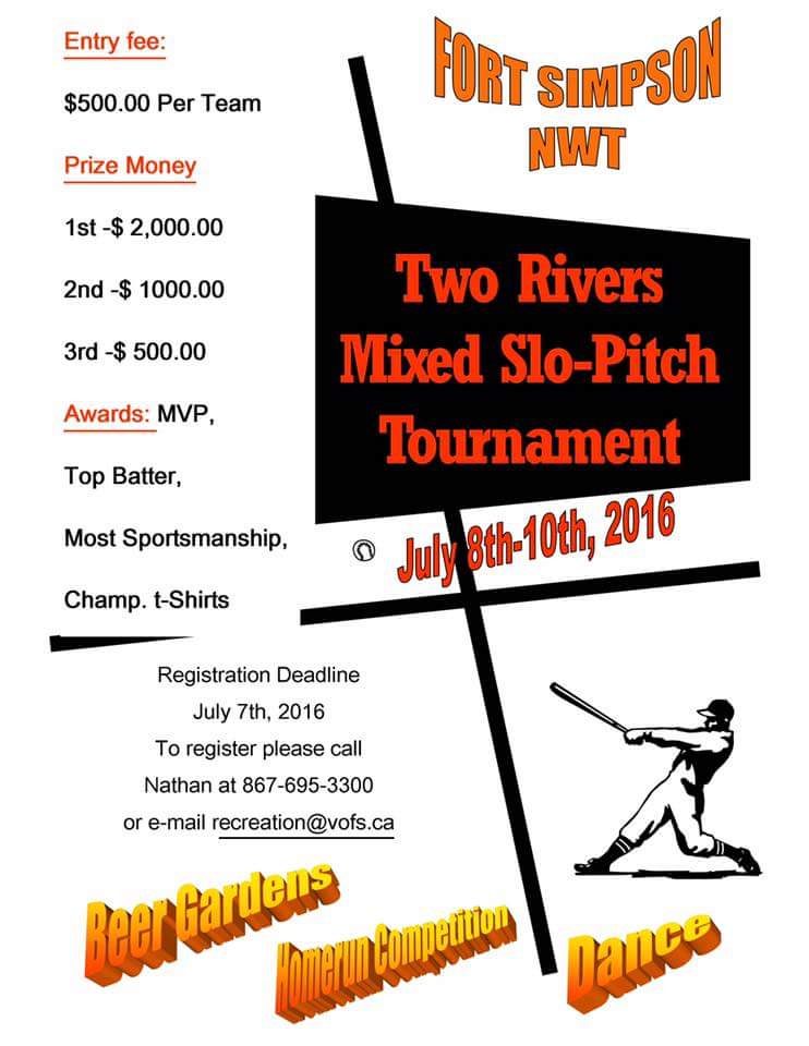 VOFSRowe's tweet image. Dust off the glove and get out there!!! #baseball #fortsimpson