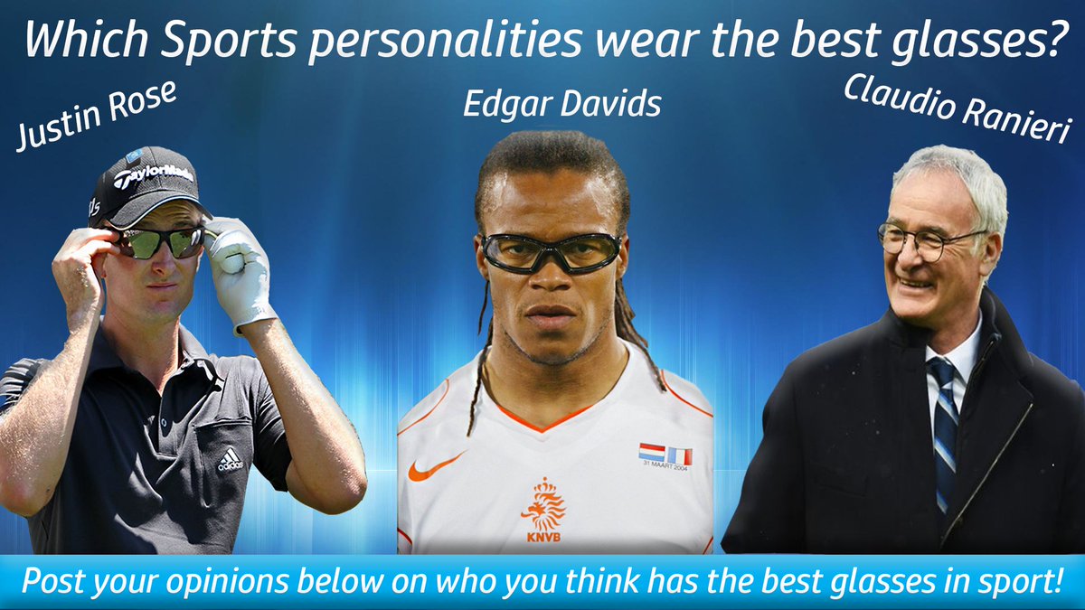 AvernsAndS's tweet photo. Let us know who you think has #thebestglassesinsport https://t.co/OqUa2kyENr