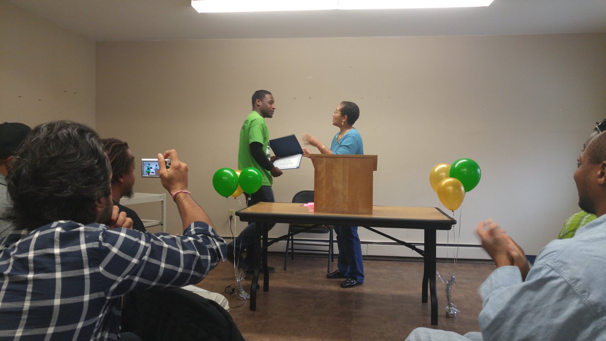 NewStartBoston's tweet image. Congrats to Andie for being re-entry of the month!