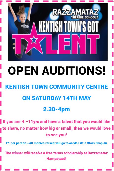 Forget Britain’s Got Talent, the only contest worth entering this year is Kentish Town’s Got Talent! <a href="/mayorofcamden/">Mayor of Camden</a>