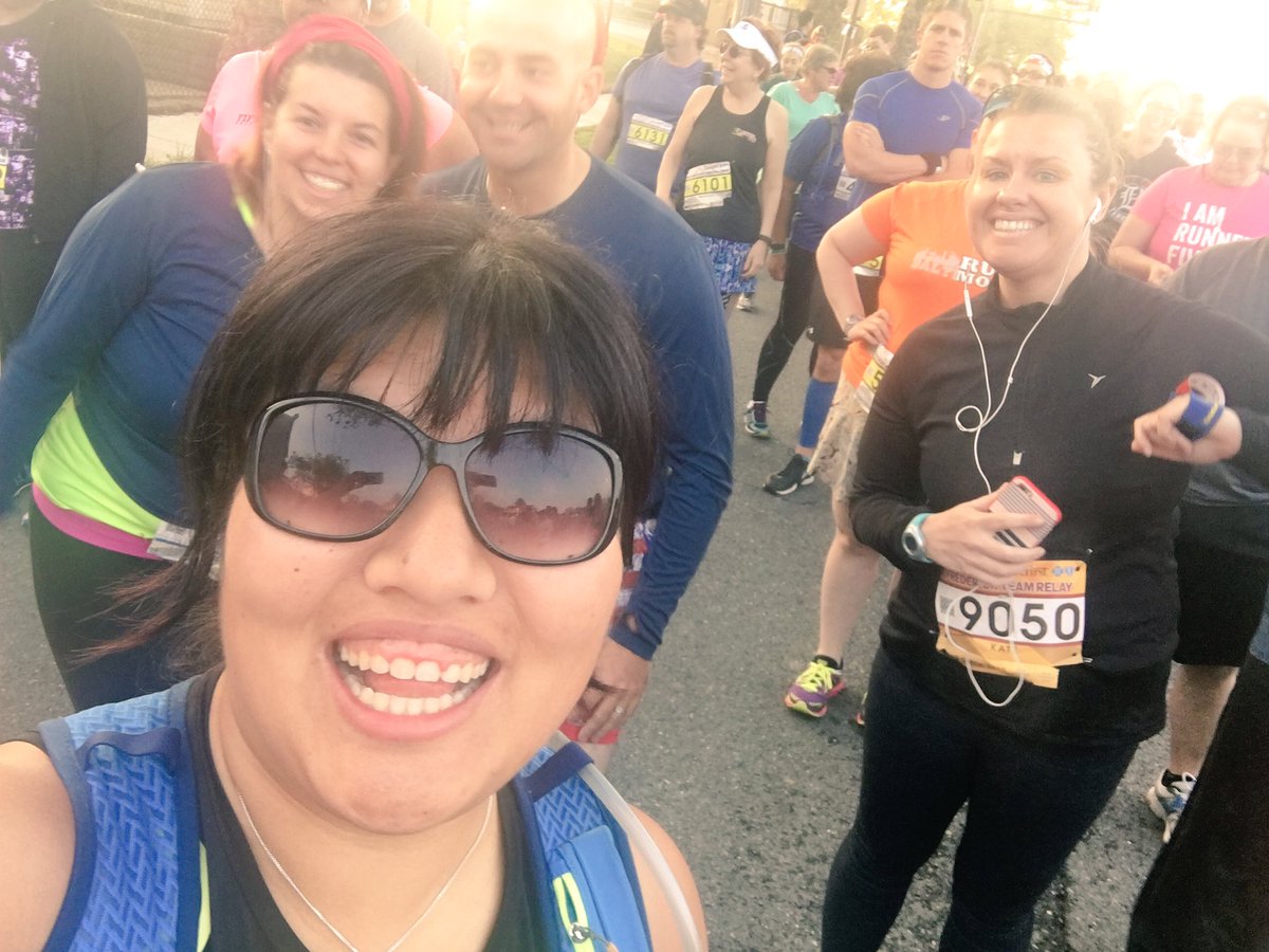 LaurentinaPhoto's tweet photo. A pictorial account of yesterday's @RunFrederick with these awesome people! #frederickhalf @oiselle @harpoonbrewery https://t.co/jN2nHqmCEv