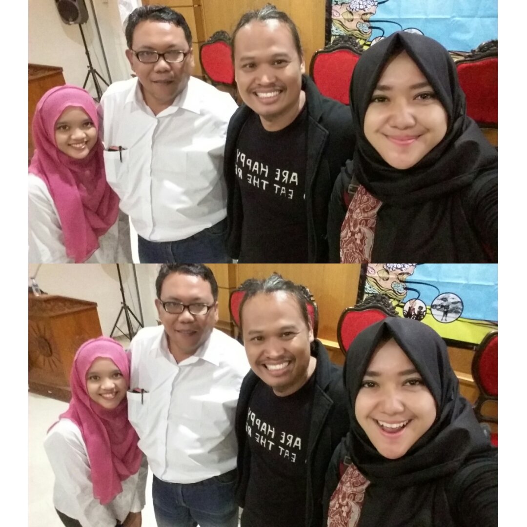 innajolie's tweet photo. Berkaryatanpabatas bersama Mas Eko Nugroho visual artist AADC 2 😍😍 https://t.co/KSdxllKXrx