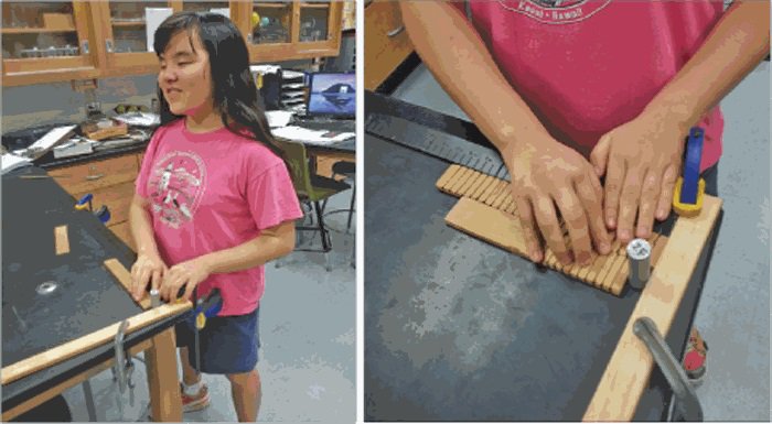 AAPTHQ's tweet photo. Teachers created this homemade wooden Vernier Scale for use for their blind student:https://t.co/dgTDfS3KCK #physed https://t.co/cD2YTDdkrO